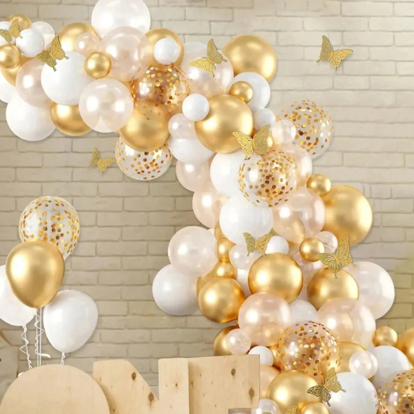 Golden Butterfly  Balloon