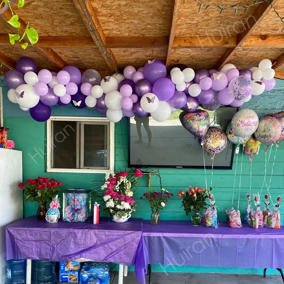 Purple Butterfly Balloon