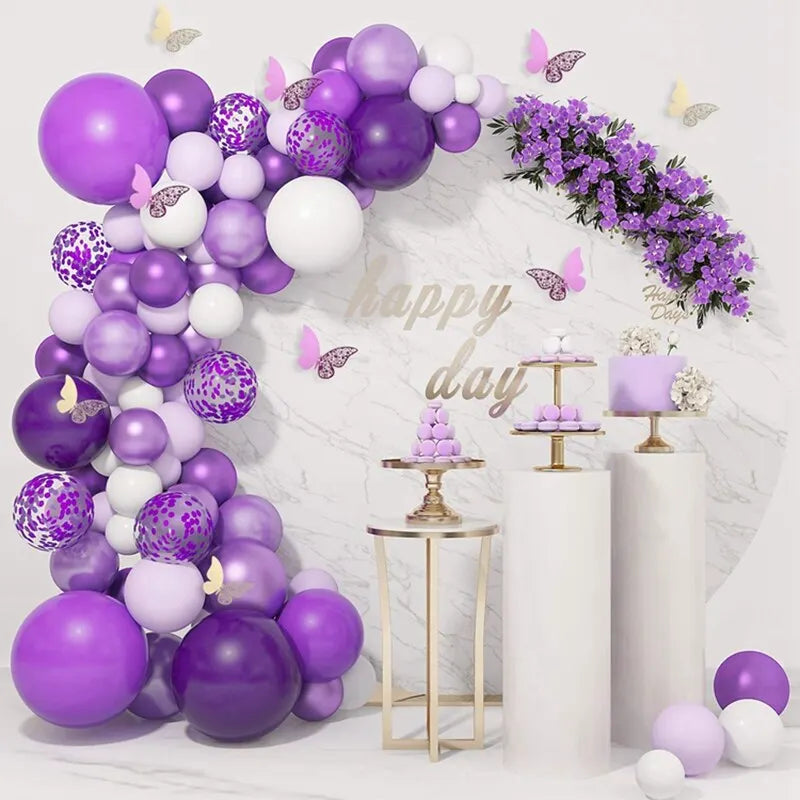 Purple Butterfly Balloon